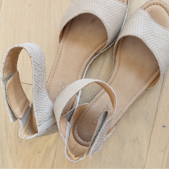 Gabor Shoes Gabor Geena Leather Sandals Poshmark